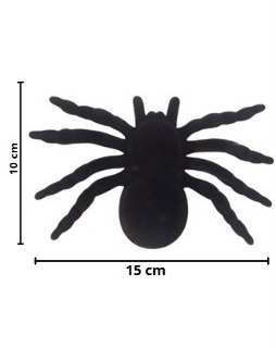 ARANHA PLASTICA  C/2 16CM